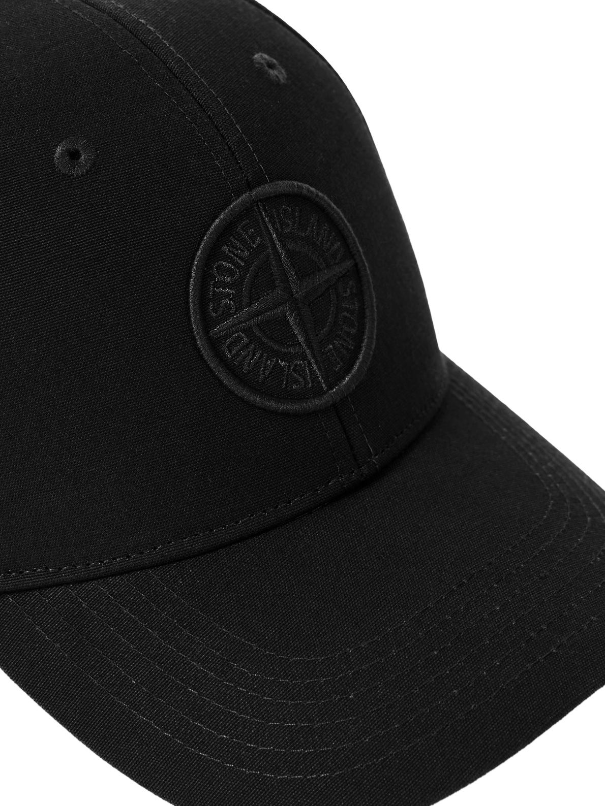 berretto da baseball nero STONE ISLAND