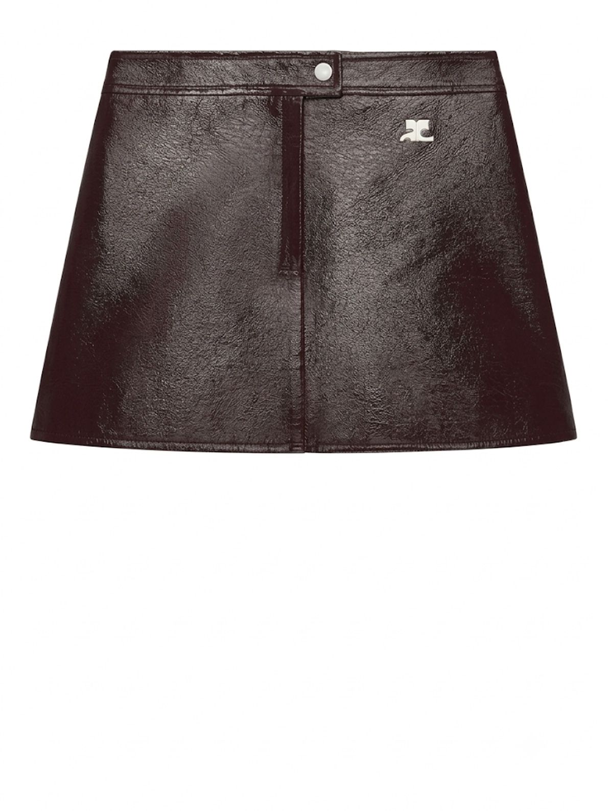 vinyle reedition skirt burgundy