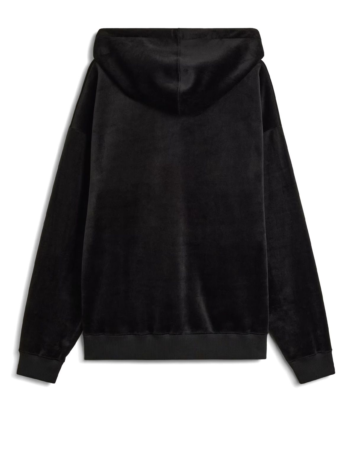 velvet zip hoodie black Y-3