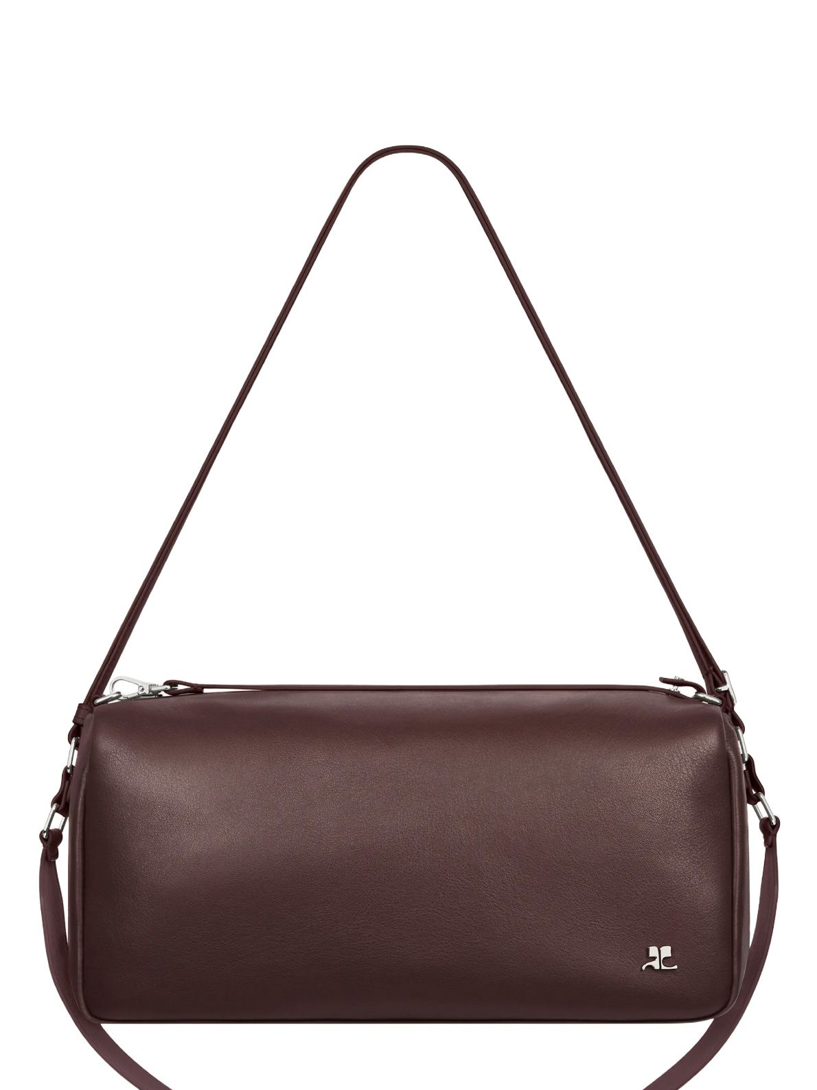 borsa in pelle di vitello media tre sessanta borsa bordeaux
