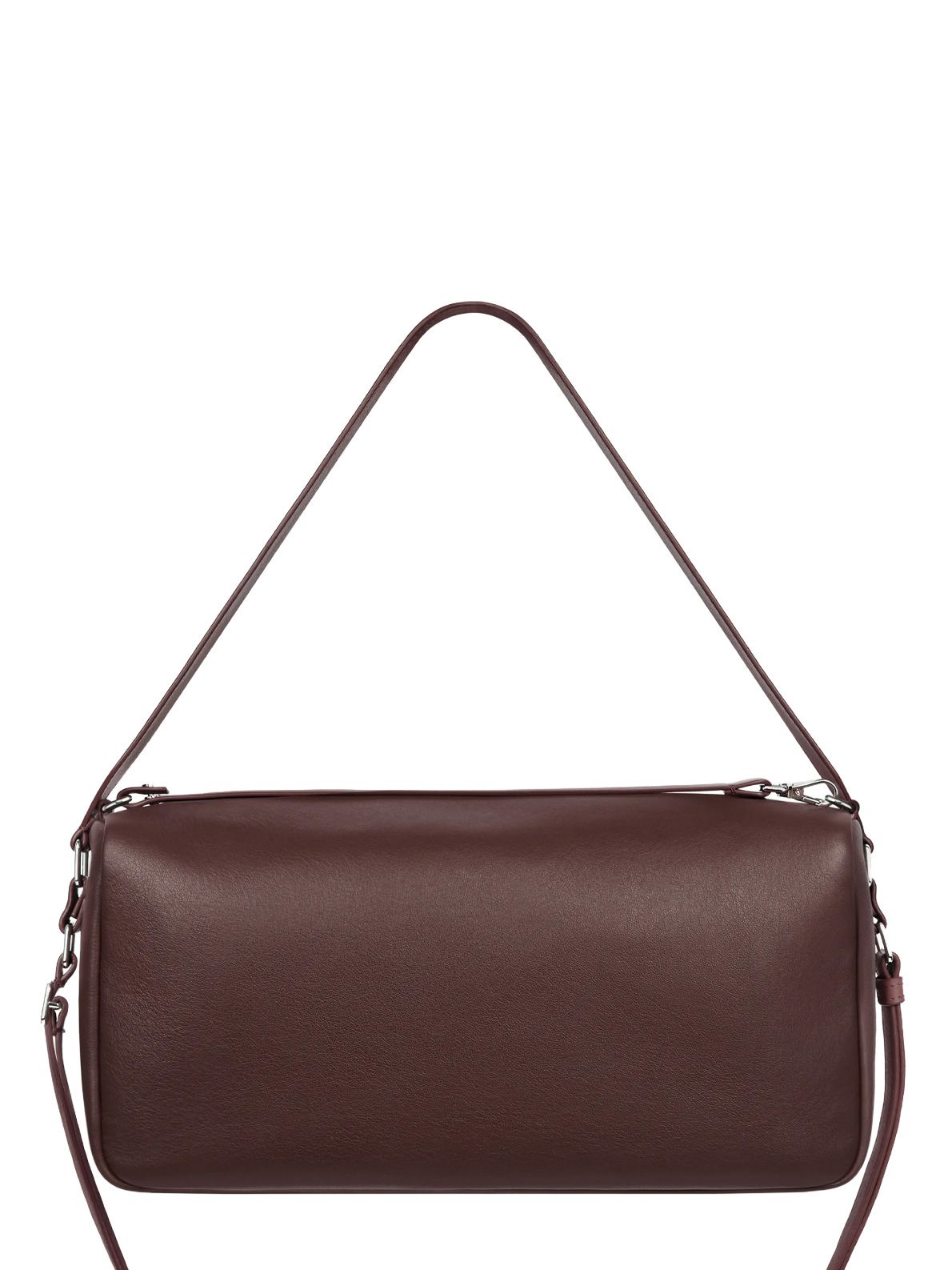 borsa in pelle di vitello media tre sessanta borsa bordeaux COURREGES