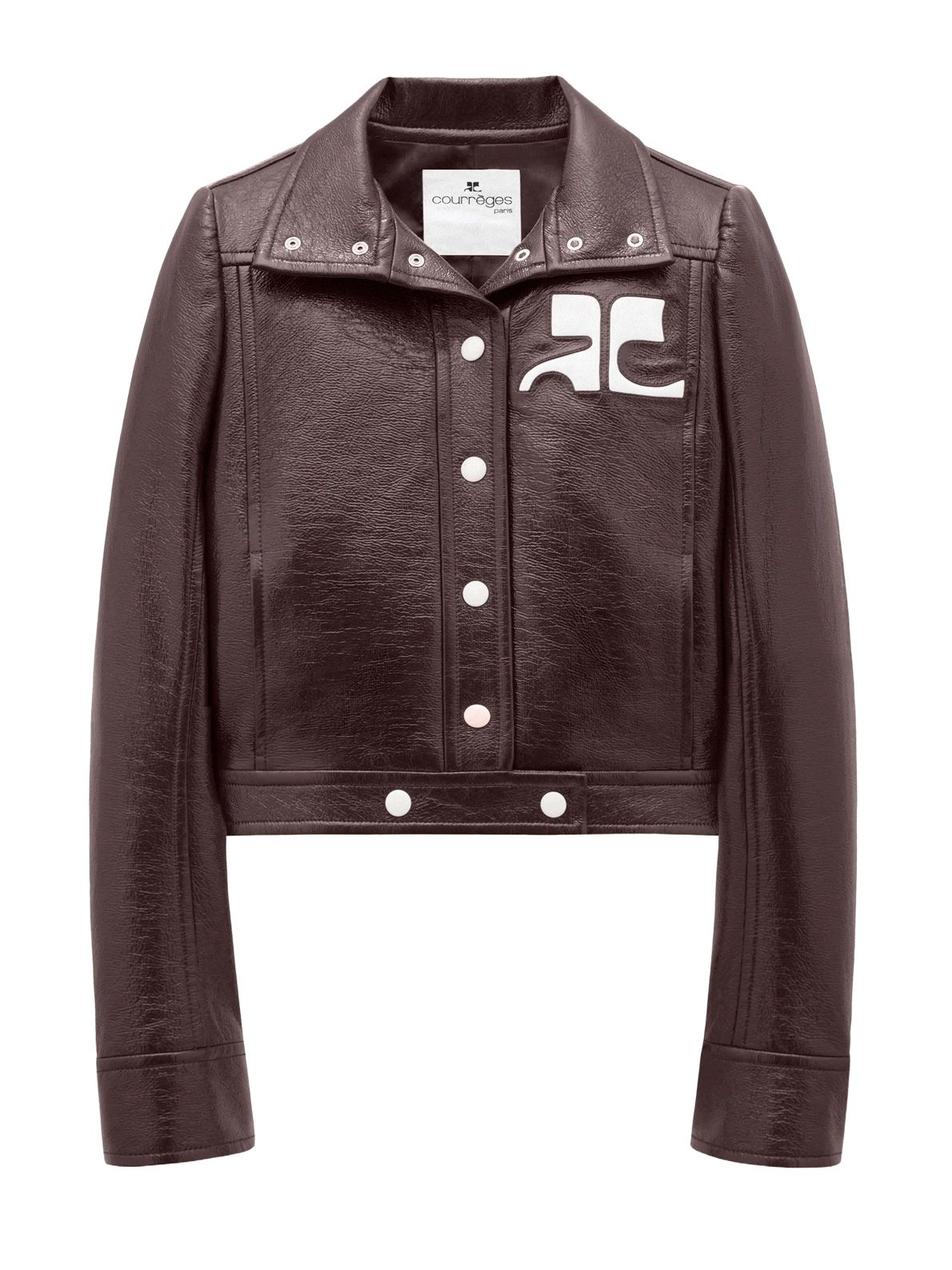 jacket reedition vinyl jacket burgundy