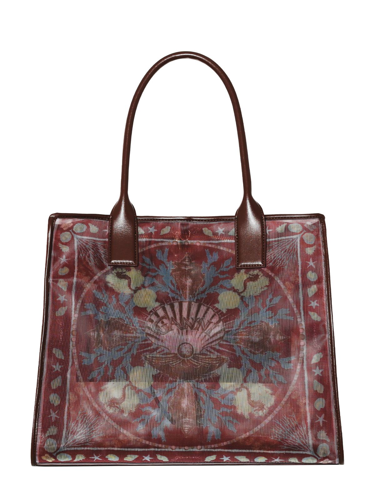 mesh shopper resort brown 