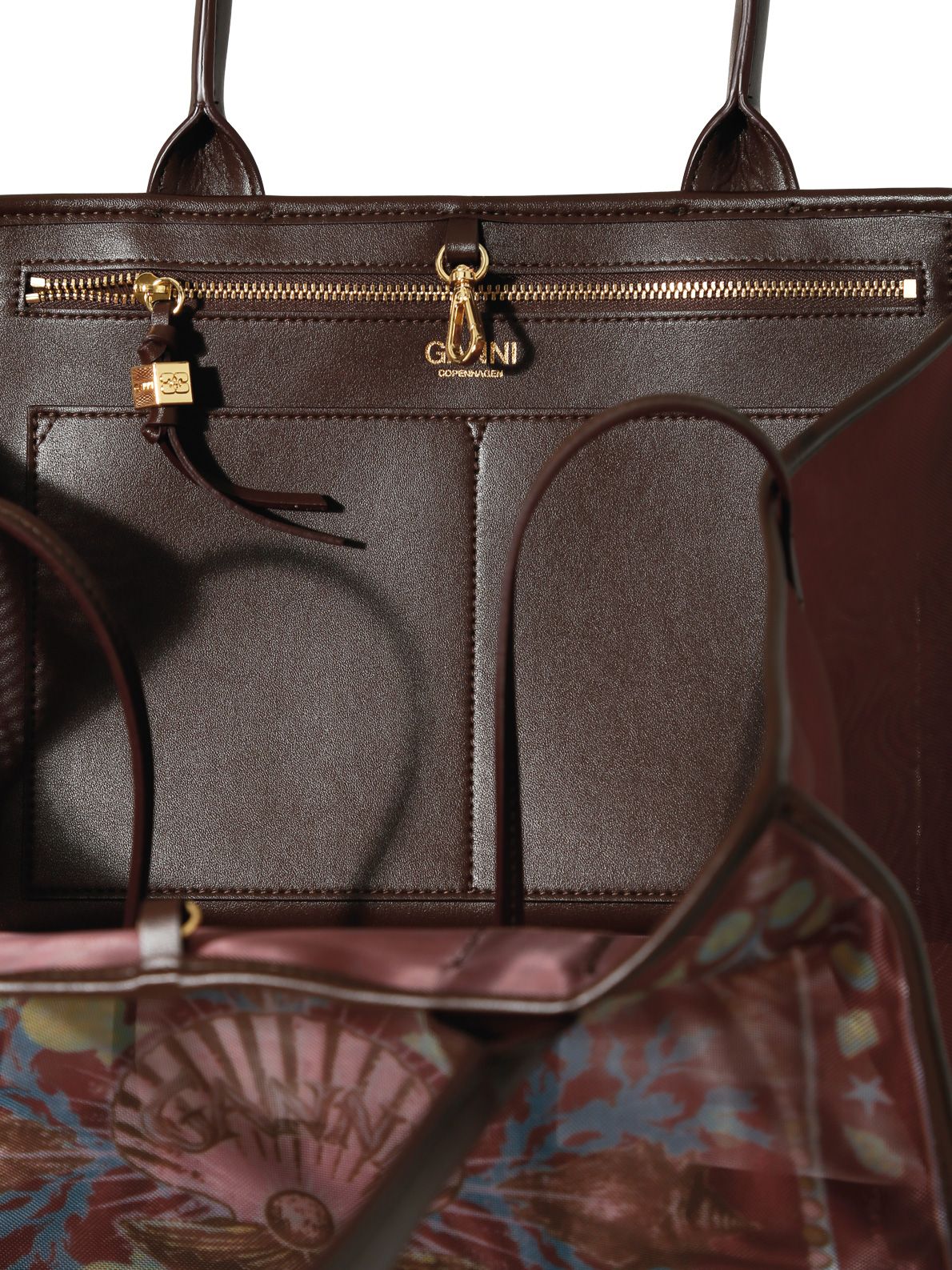 mesh shopper resort brown  GANNI