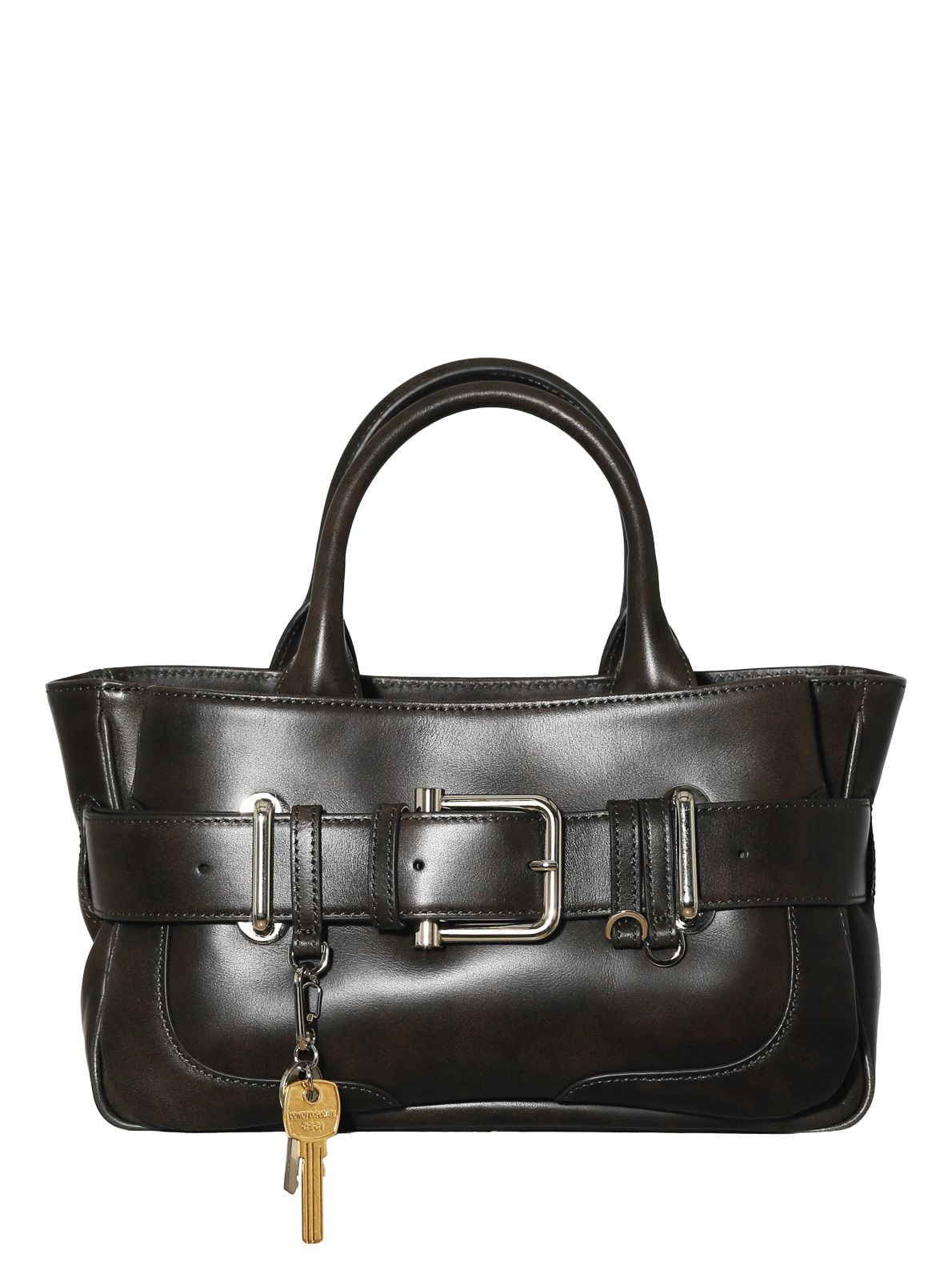 Borsa brocle mini marrone