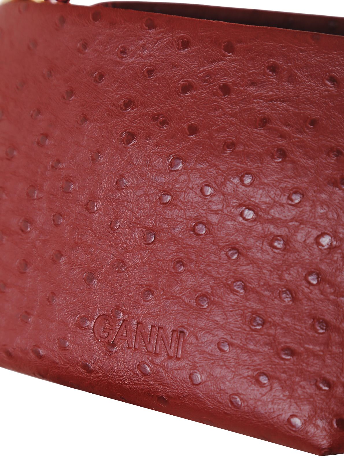 Red bou mini ostrich GANNI