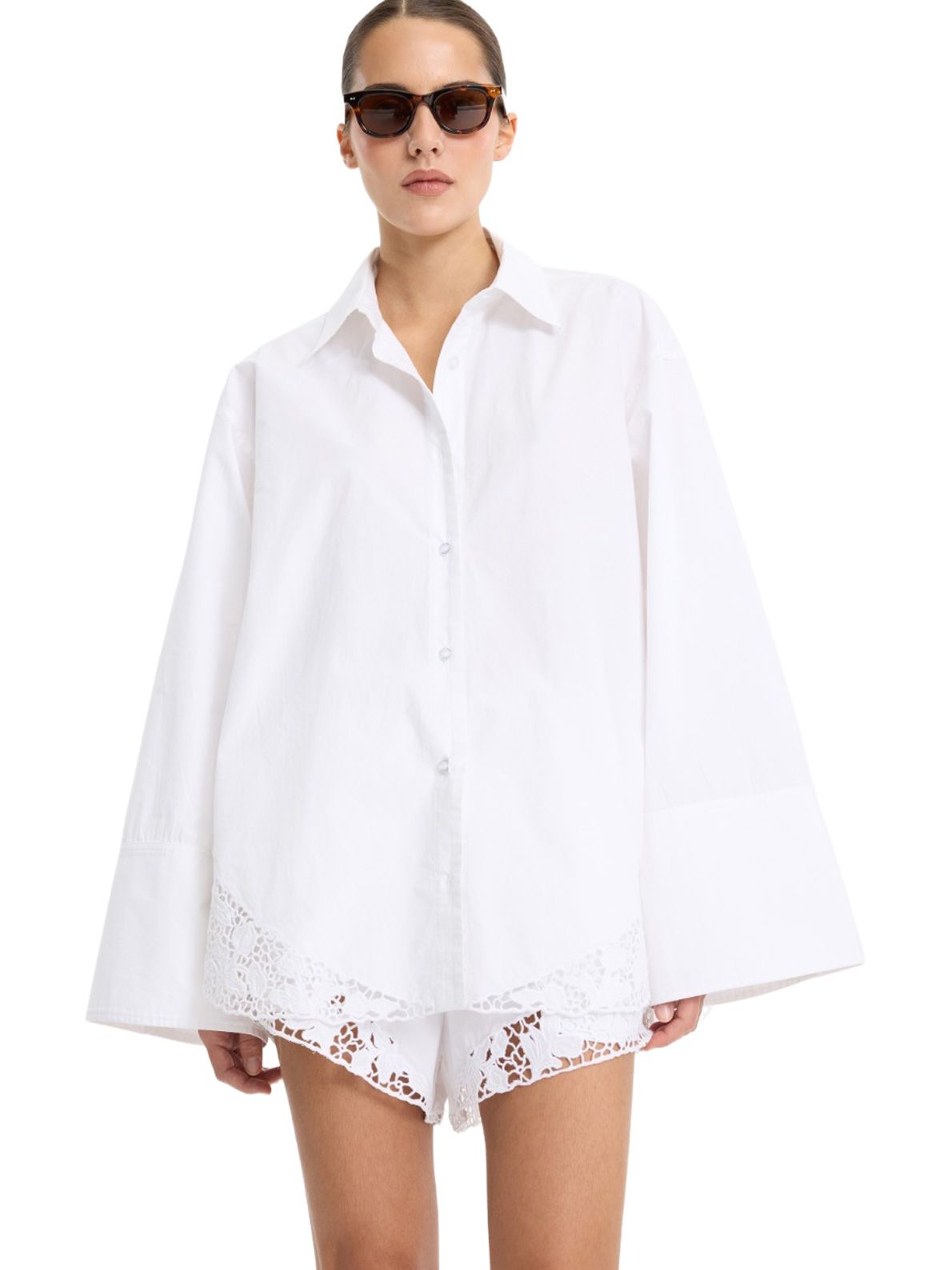 Camicia bianca oversize ROTATE