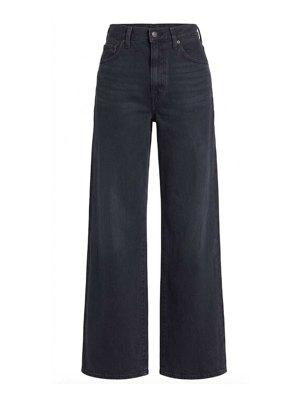 Pants cinch wide leg blue