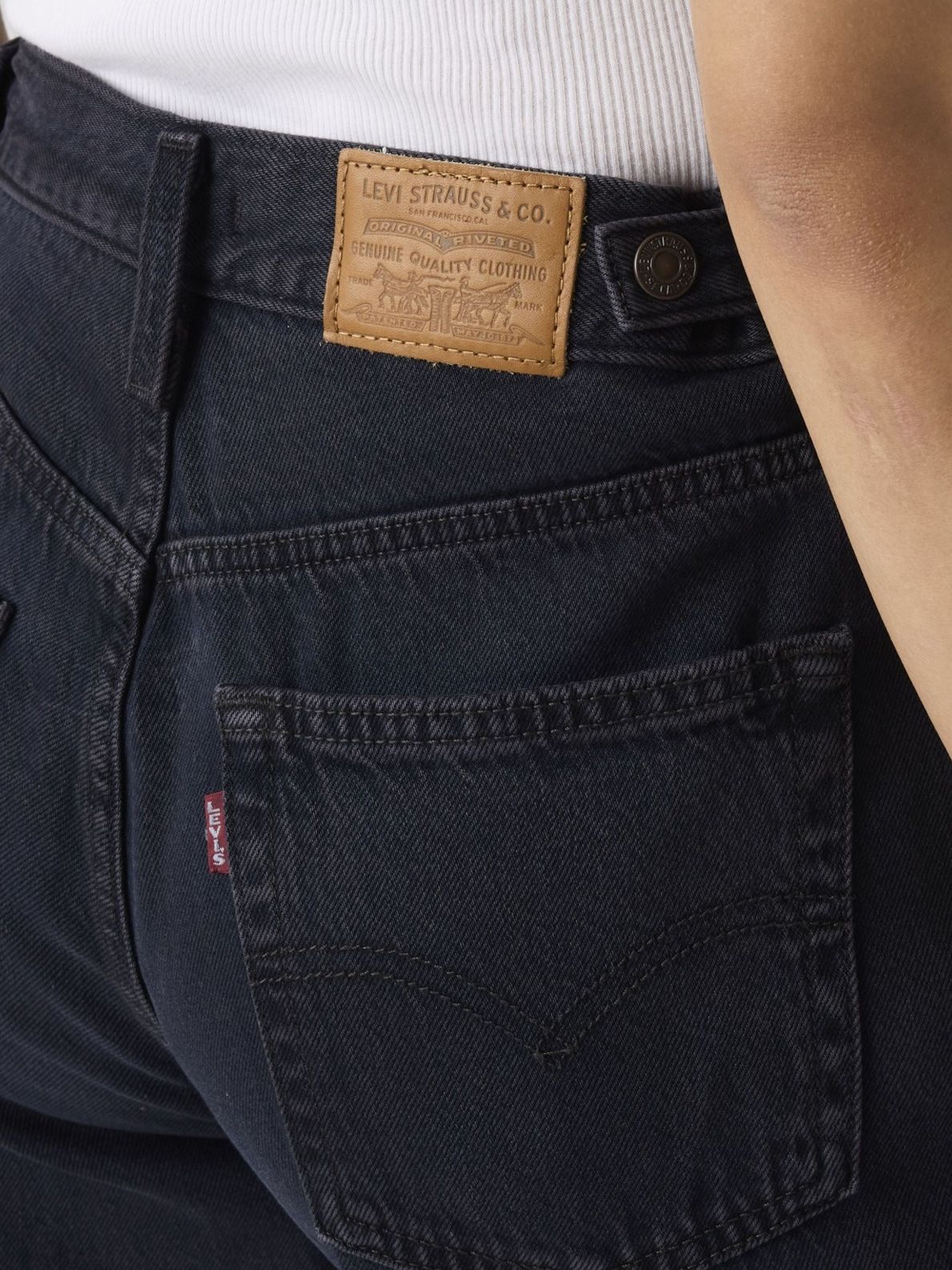 Pants cinch wide leg blue LEVI'S