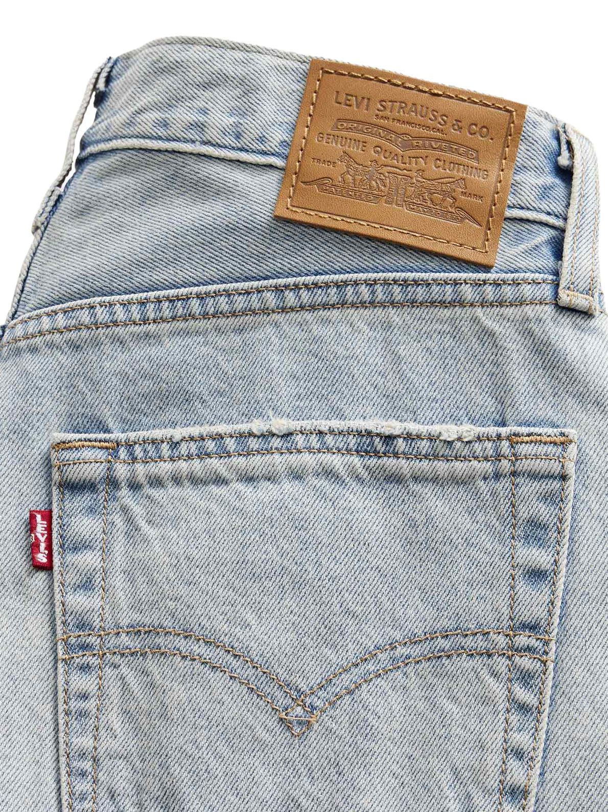 Pantalone a vita alta con gamba dritta blu LEVI'S