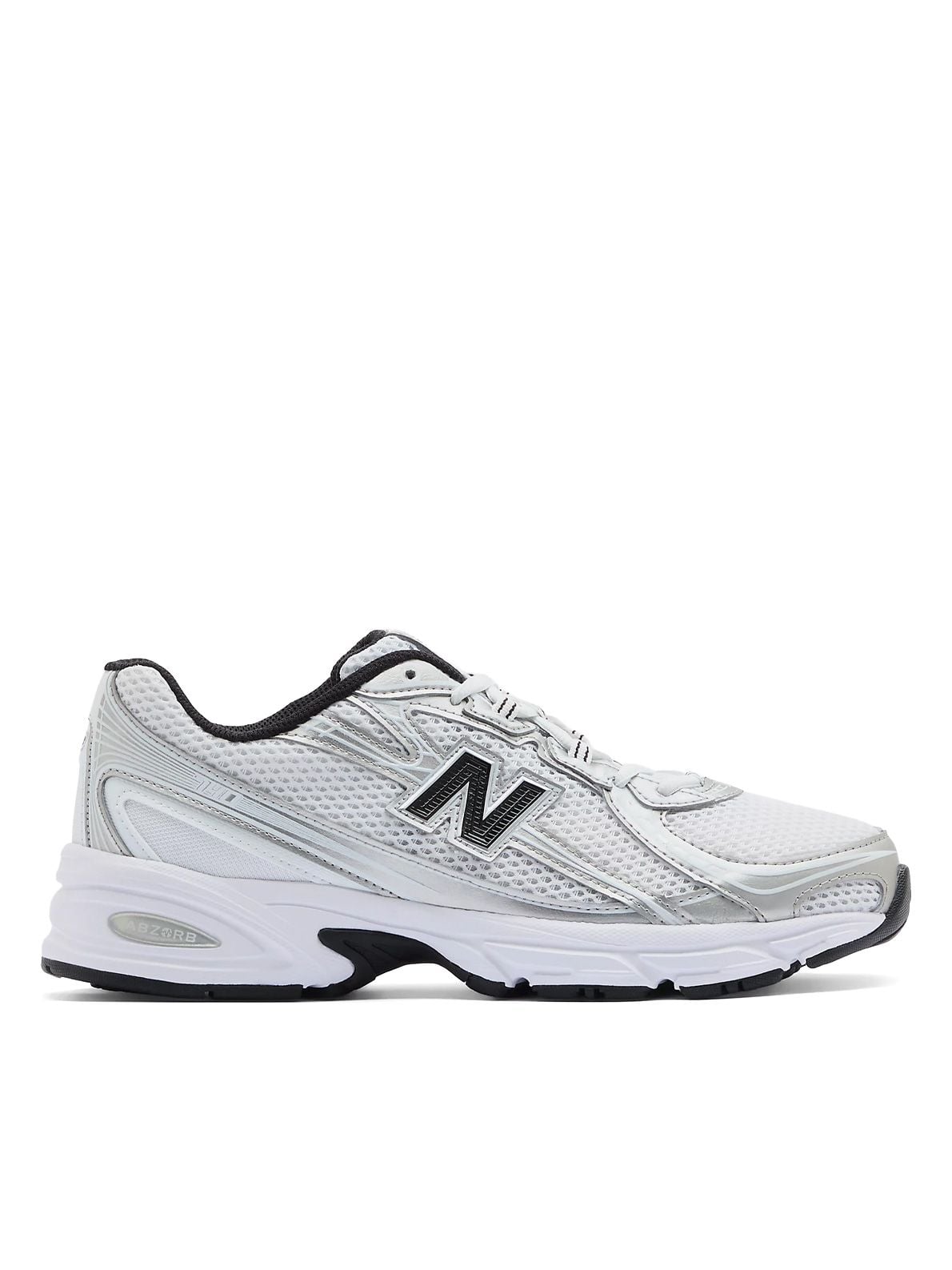 sneakers 740 bianco argento