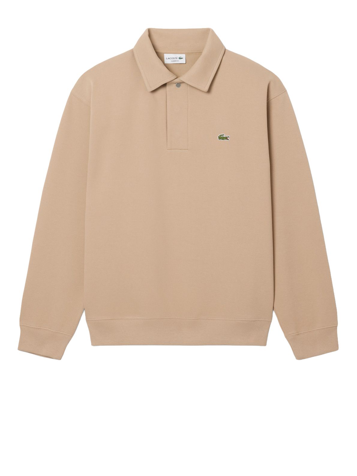 Maglia beige con colletto