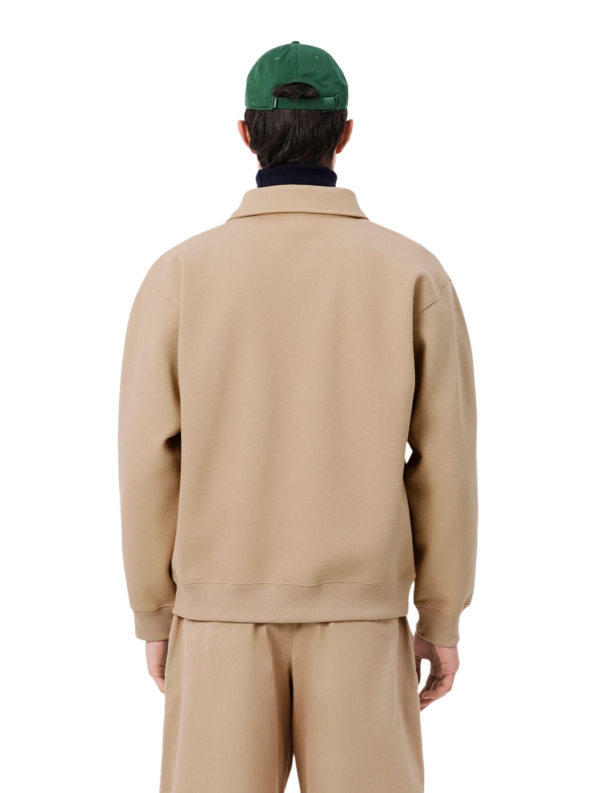 Maglia beige con colletto LACOSTE