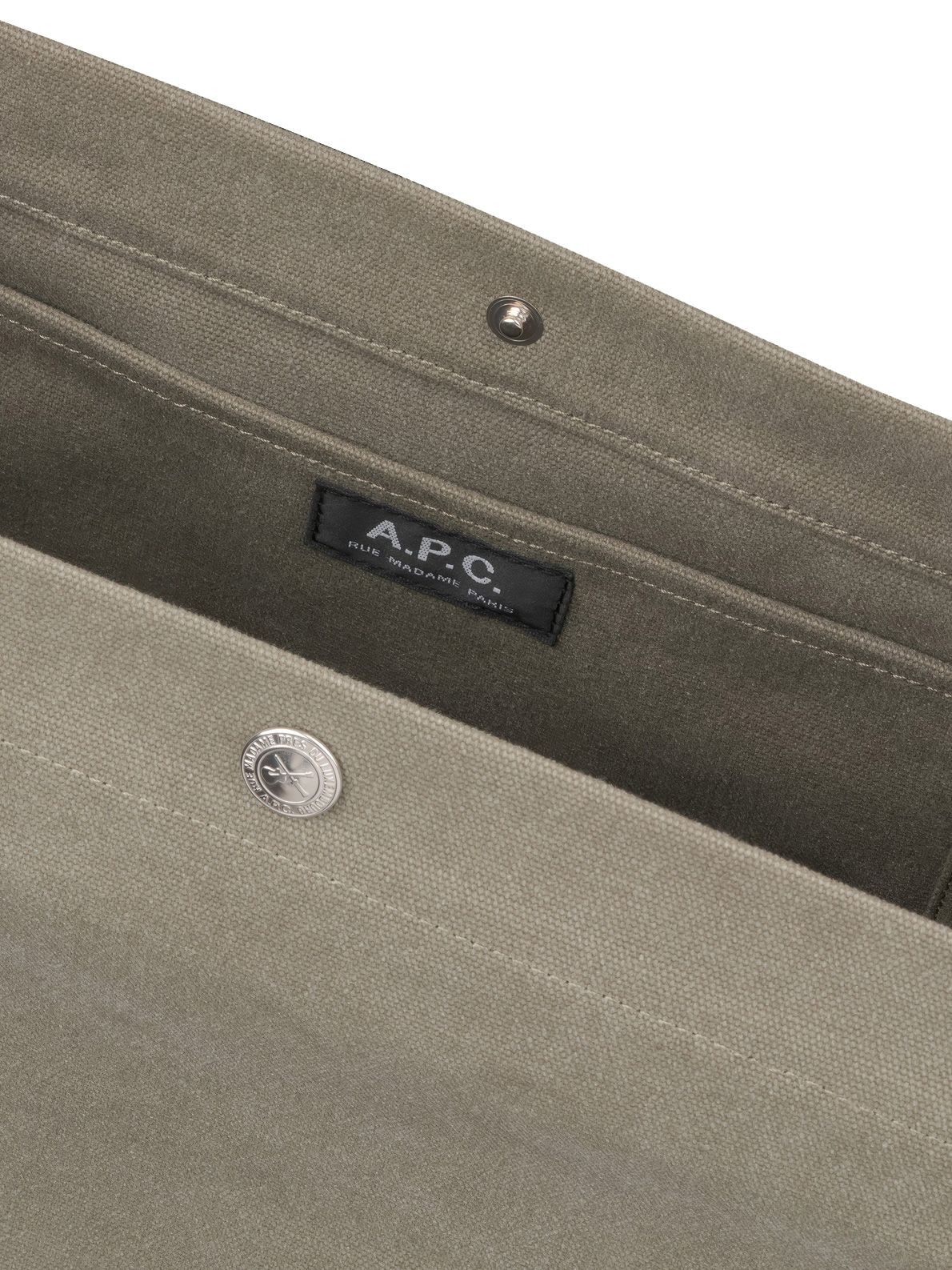 Besace journal verde A.P.C.