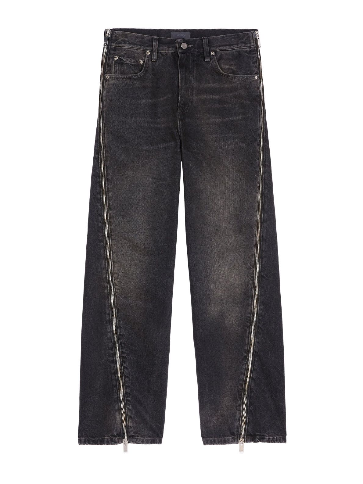 Black bonnie zip vintage jeans