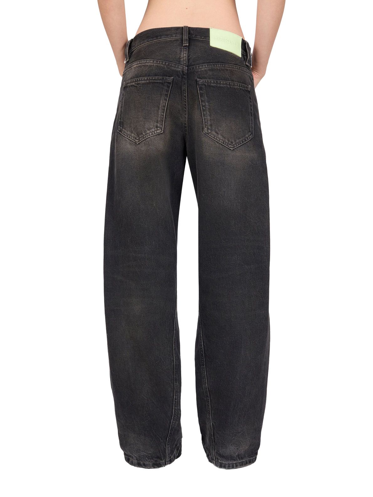 Black bonnie zip vintage jeans HAIKURE