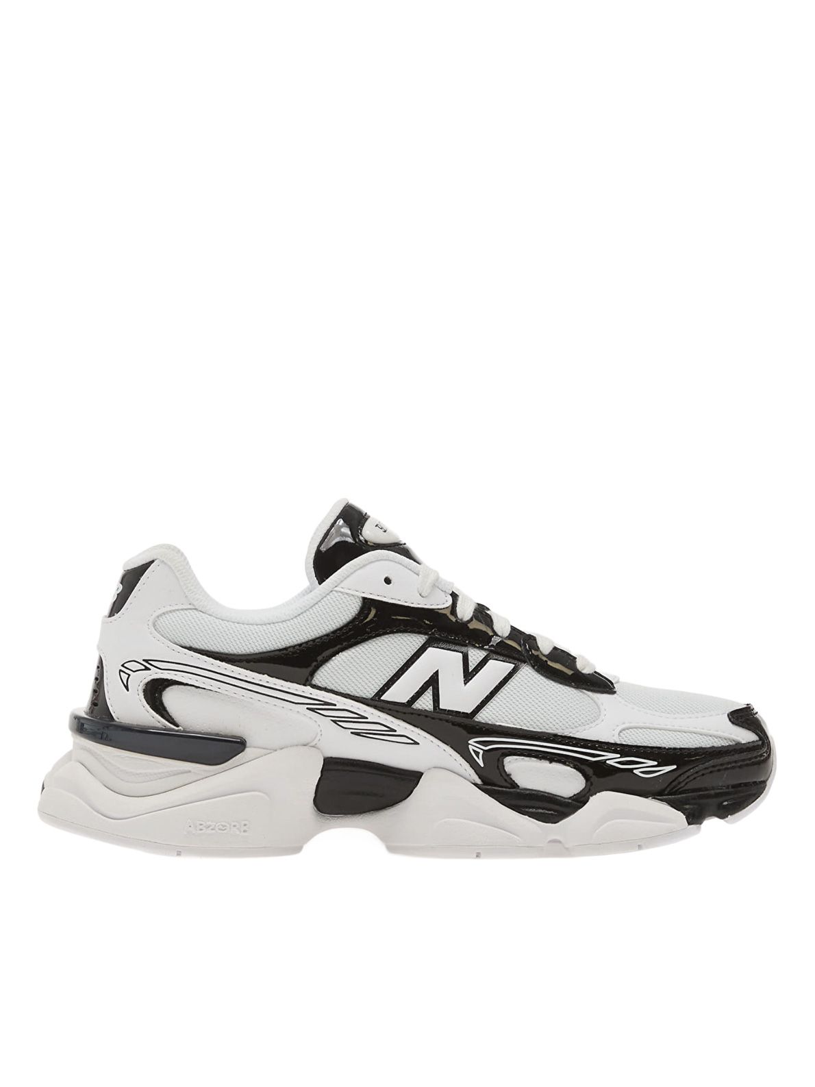 Sneakers bianche e nere