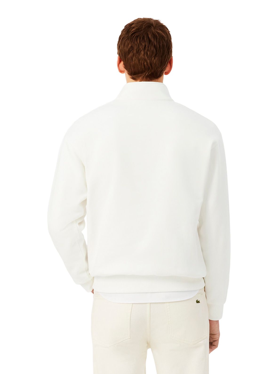 White sweatshirt LACOSTE