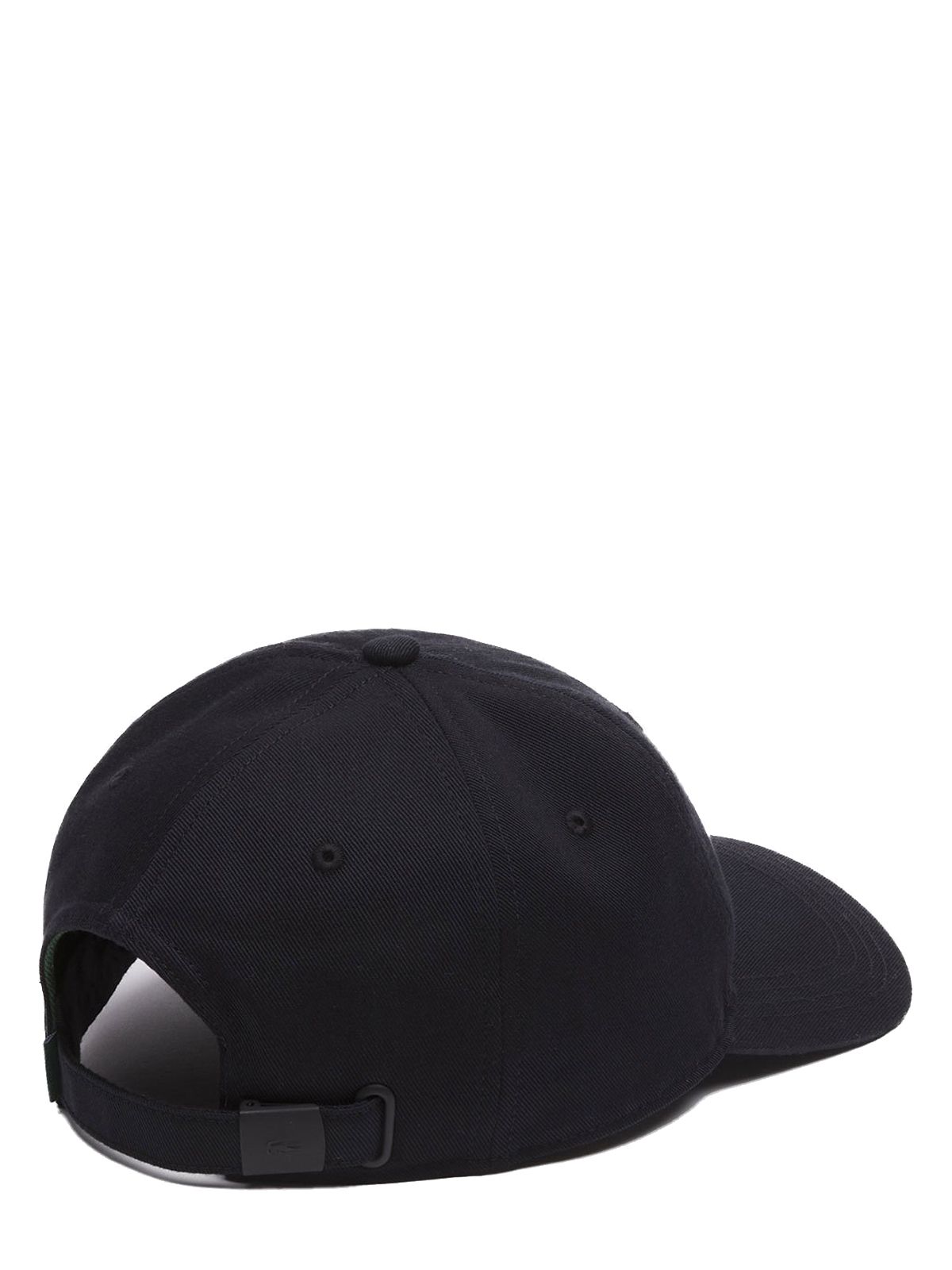 Cappello nero con visiera LACOSTE