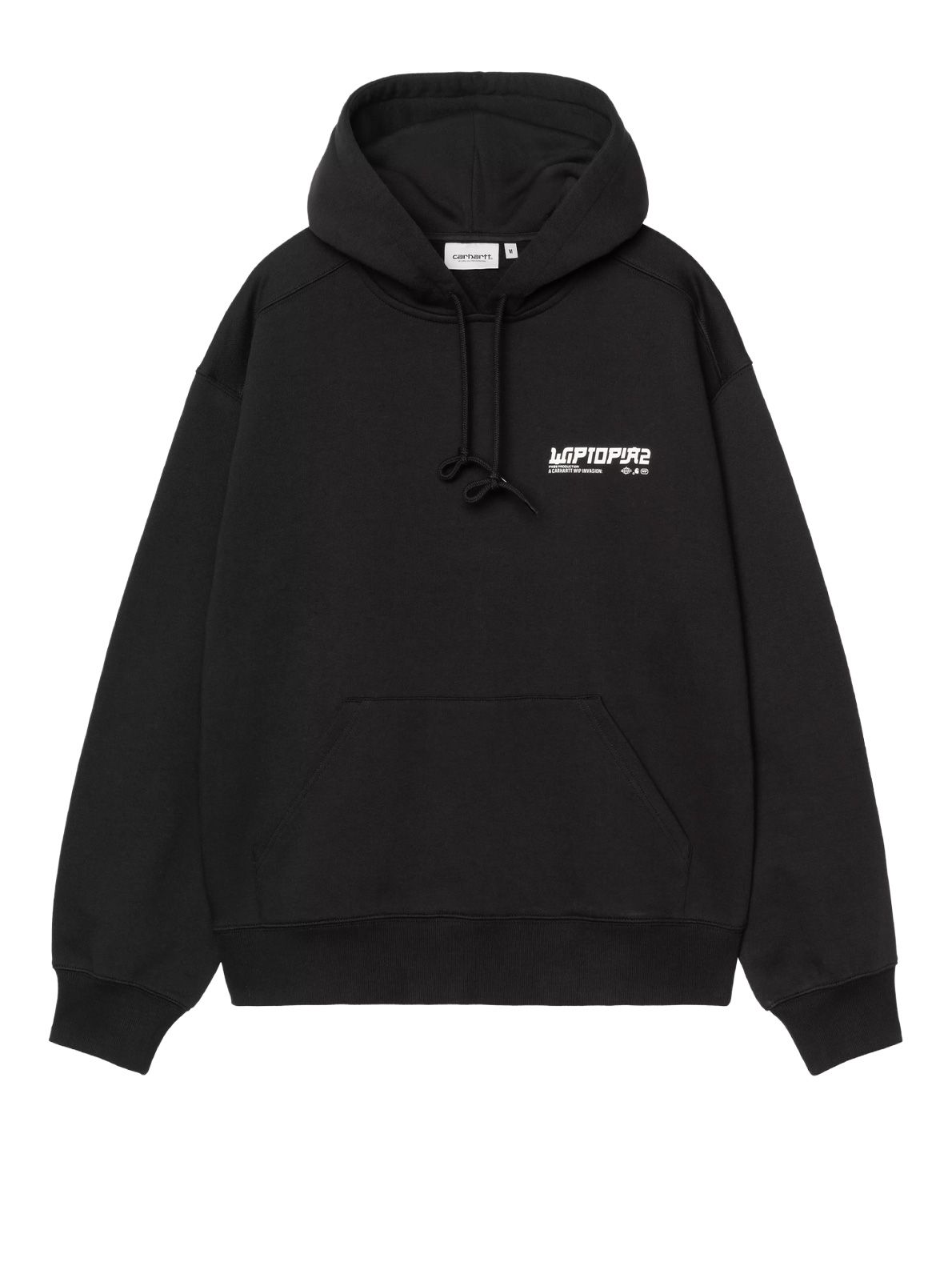 hooded wiptopia sweat black