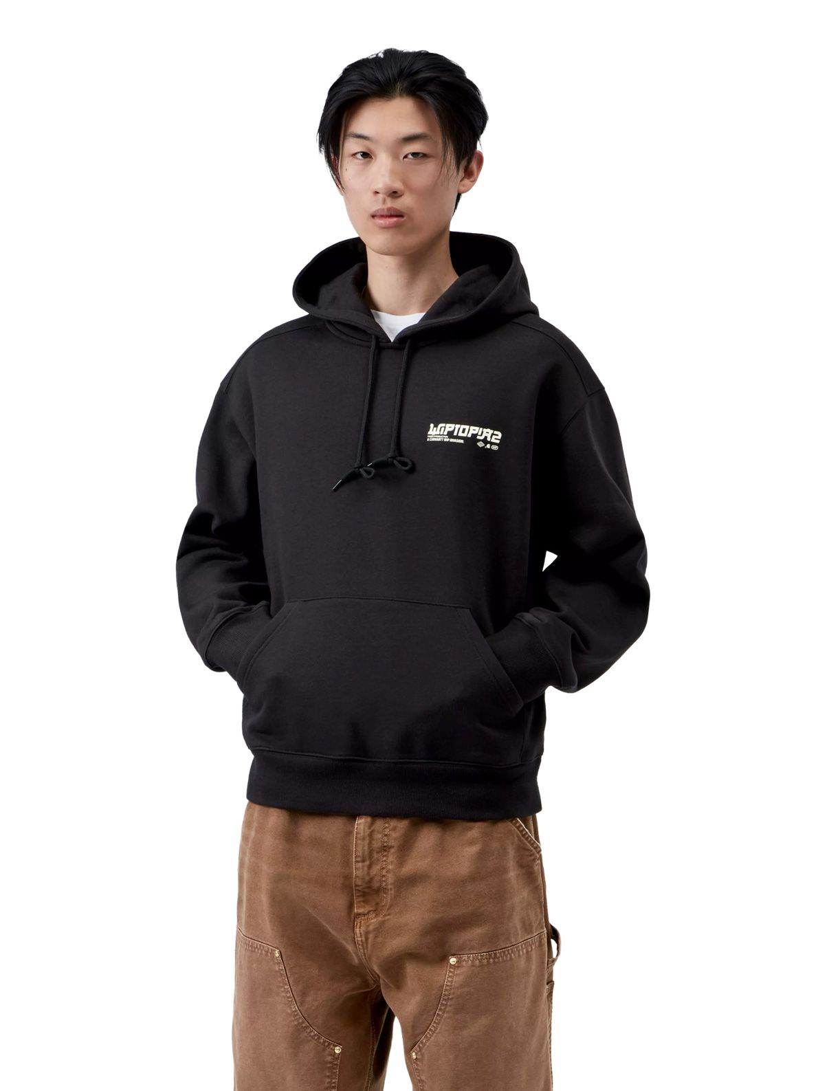 hooded wiptopia sweat black CARHARTT WIP
