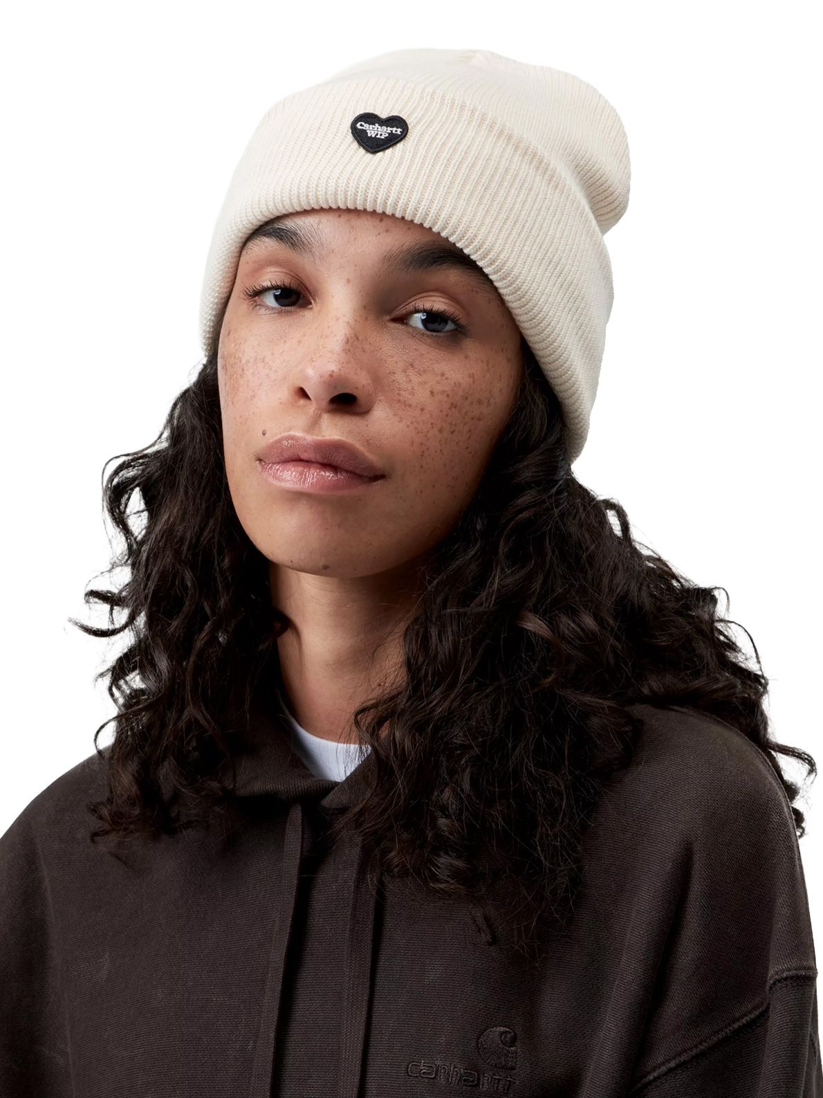 berretto bianco con cuoricino CARHARTT WIP