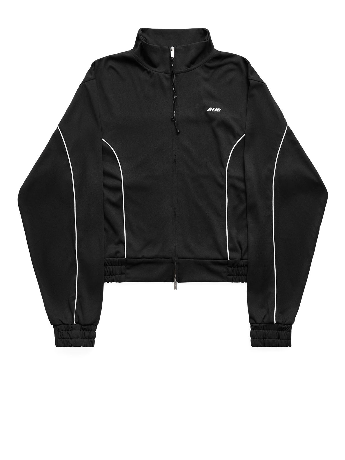 Black fit tracktop