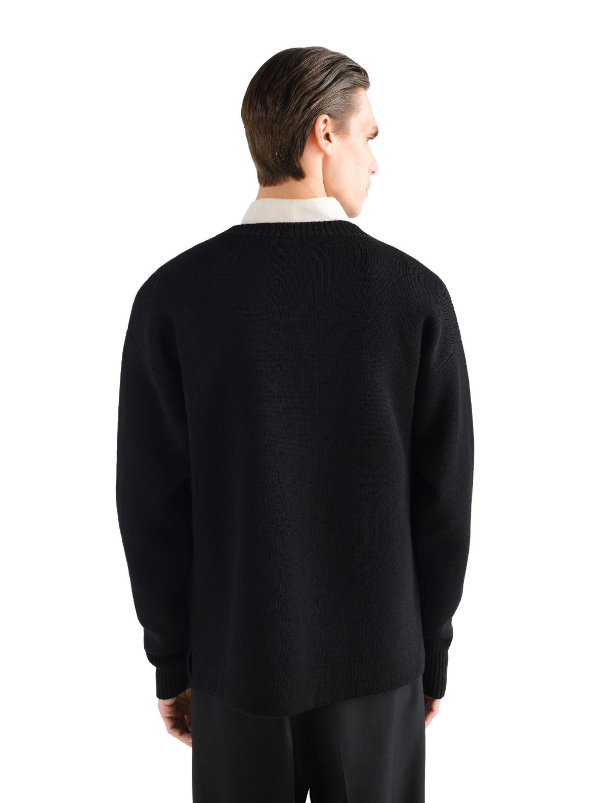Black boat neck sweater LEMAIRE