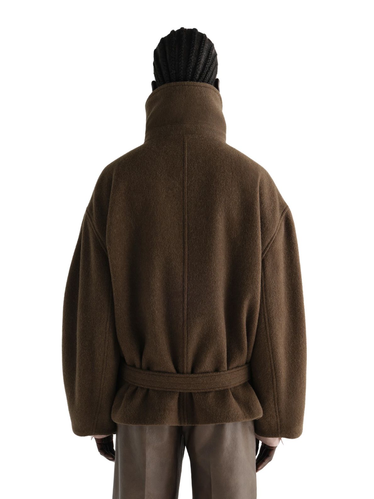 Cappotto a vestaglia marrone LEMAIRE