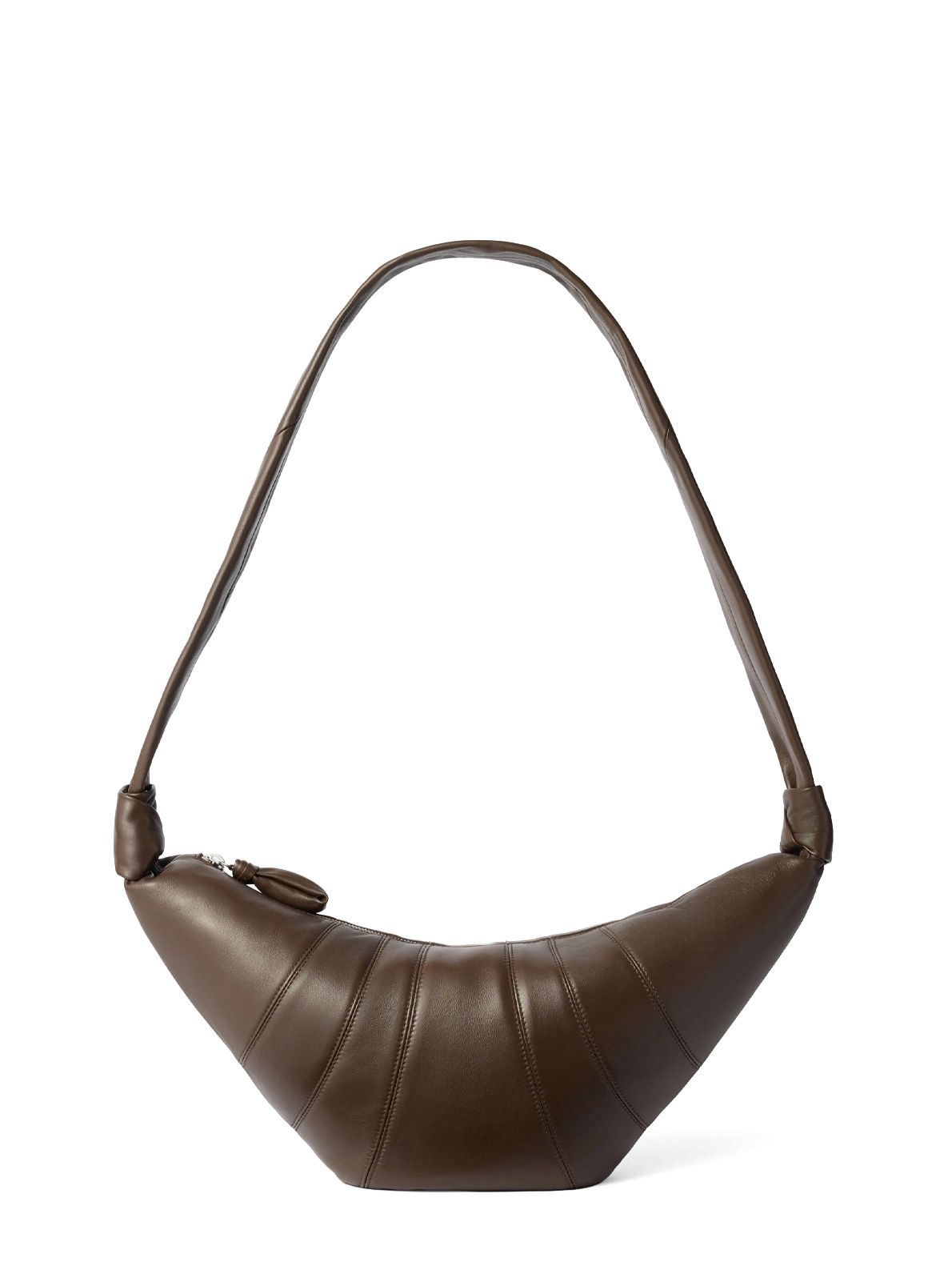 Borsa media croissant color ottanio