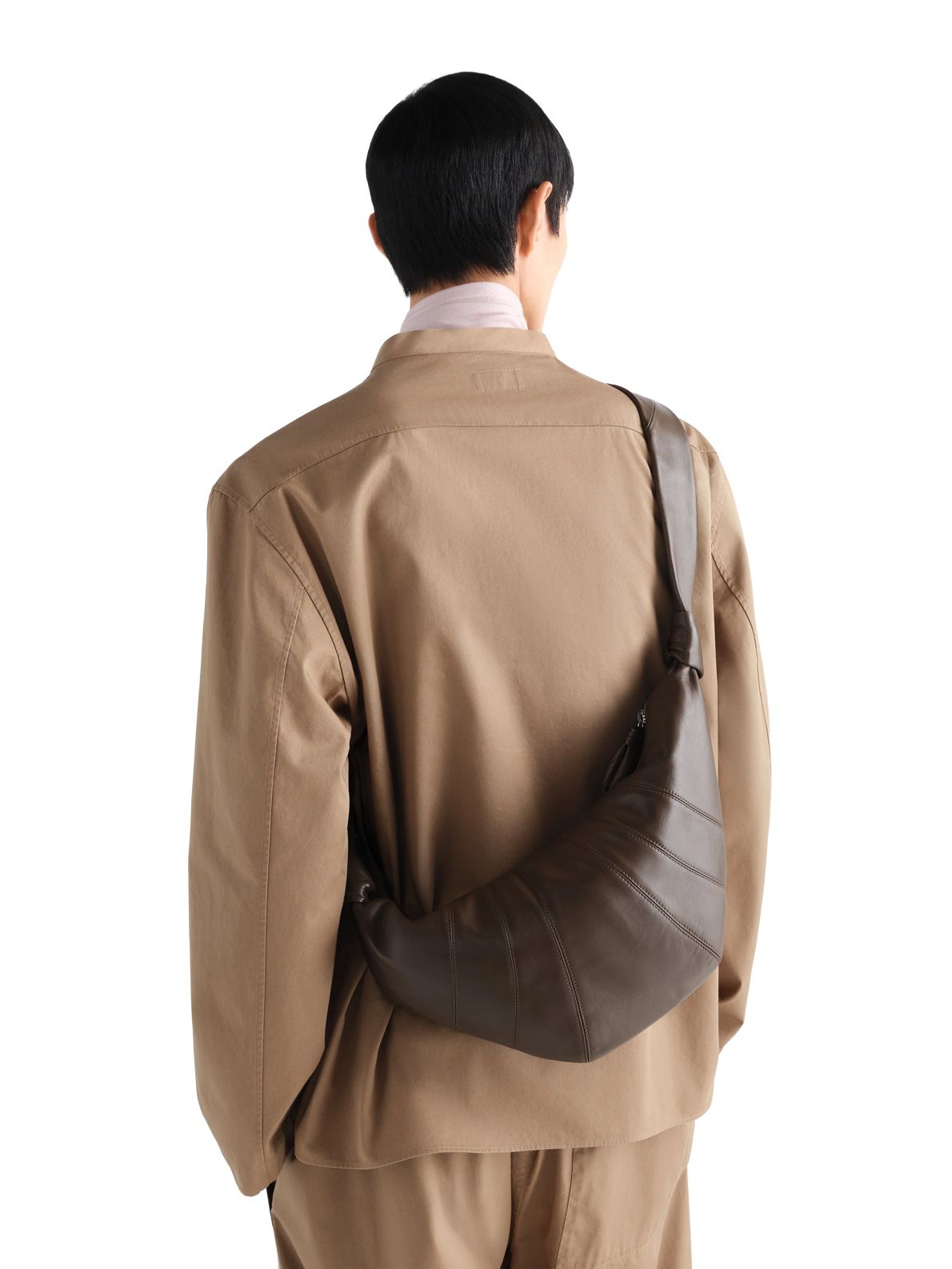 Borsa media croissant color ottanio LEMAIRE