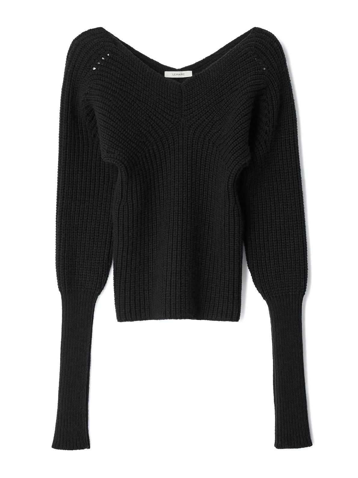 Black off shoulder jumper
