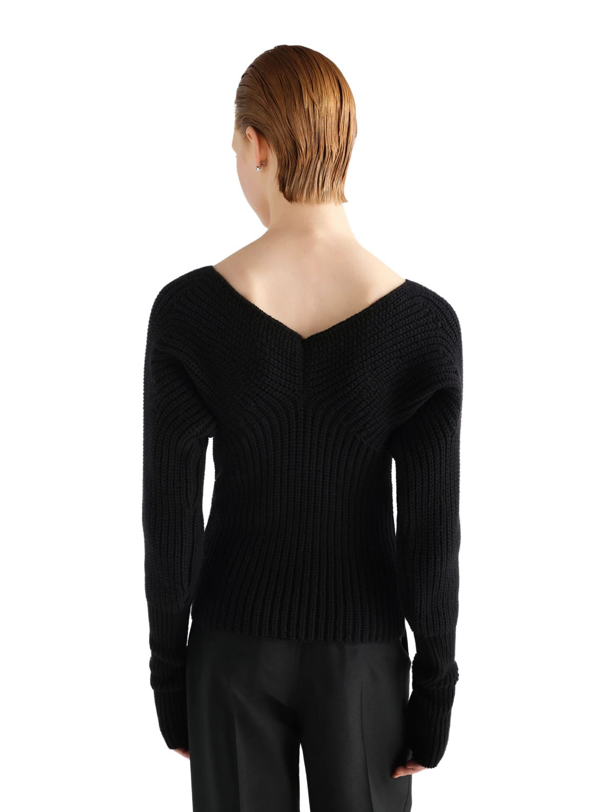 Black off shoulder jumper LEMAIRE