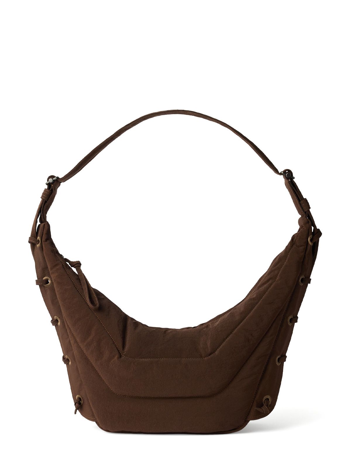 Borsa a tracolla morbida marrone