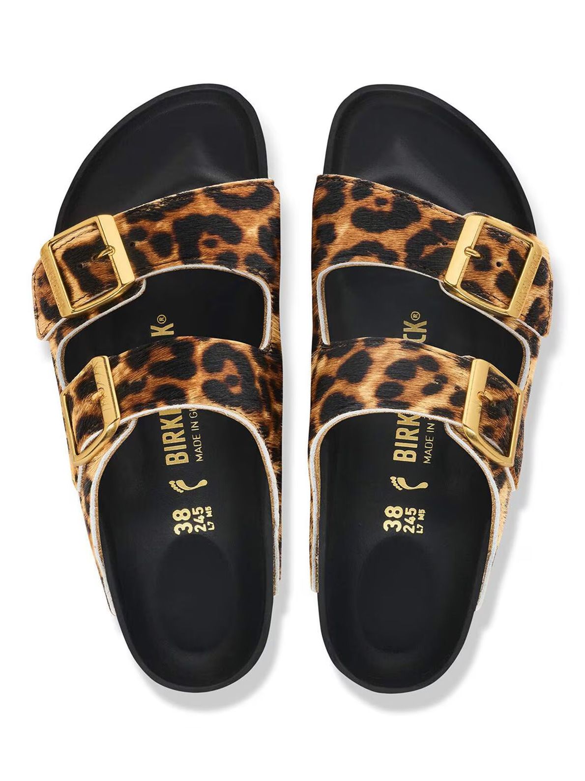 arizona fur hex leopard BIRKENSTOCK