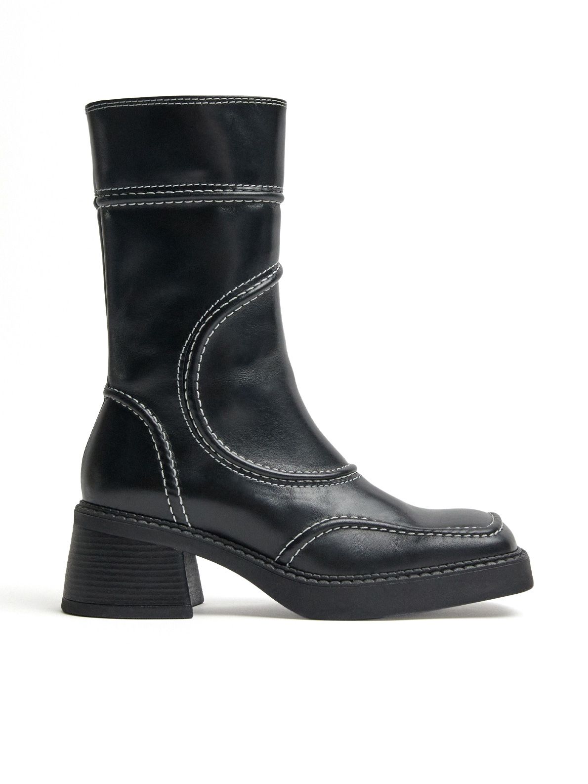 Black ankle boots