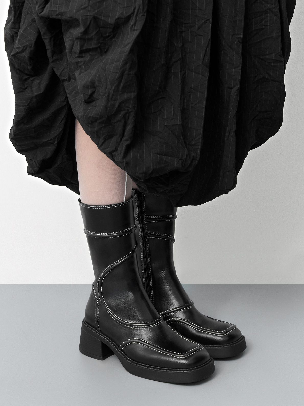 Black ankle boots MIISTA