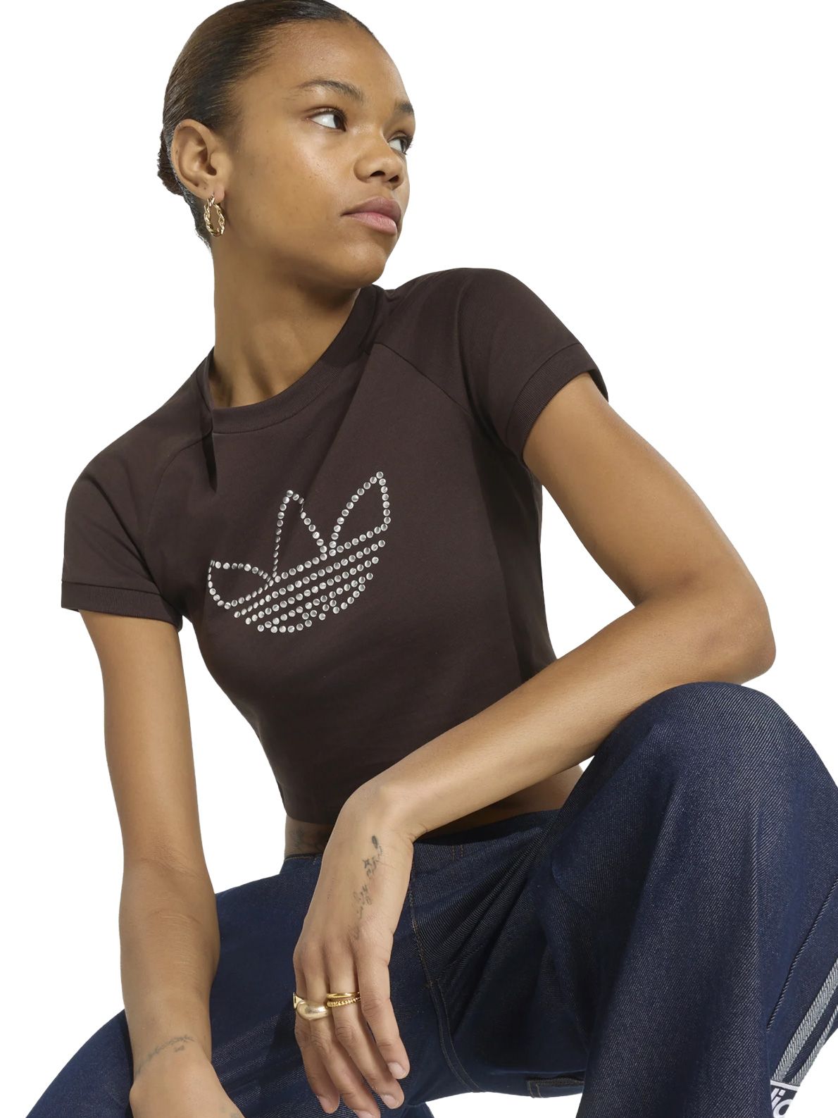 T-shirt brown ADIDAS ORIGINALS