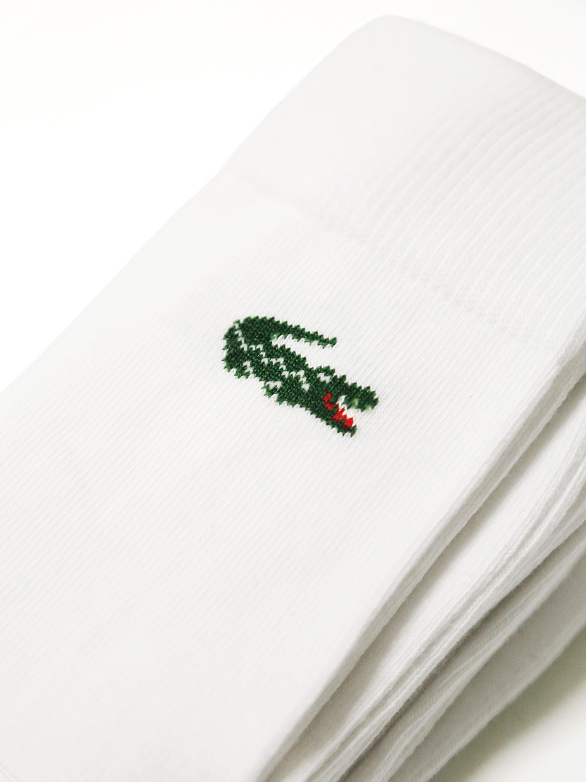 White socks LACOSTE