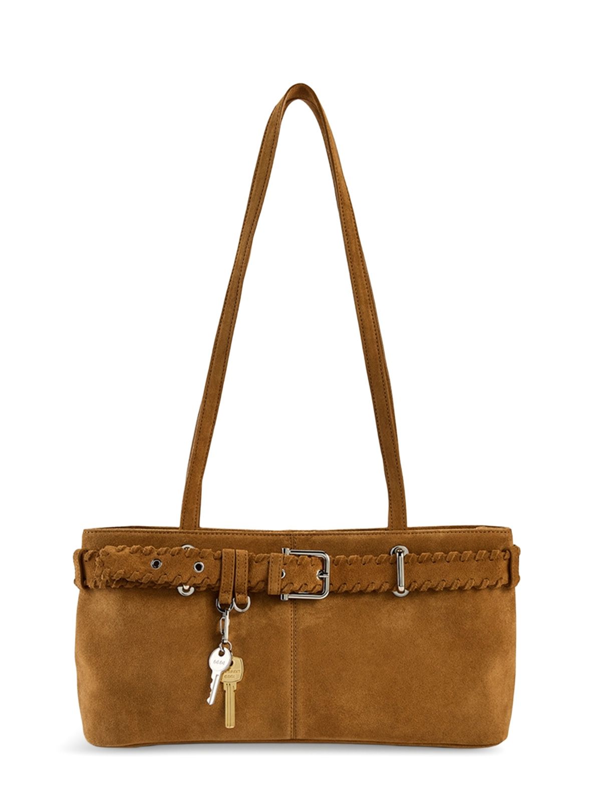 Borsa con spalline marrone