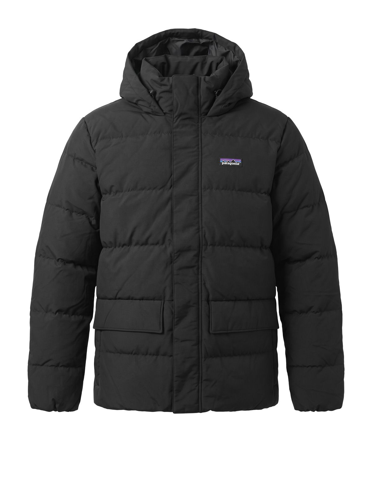 Black sisas down hoodie jacket