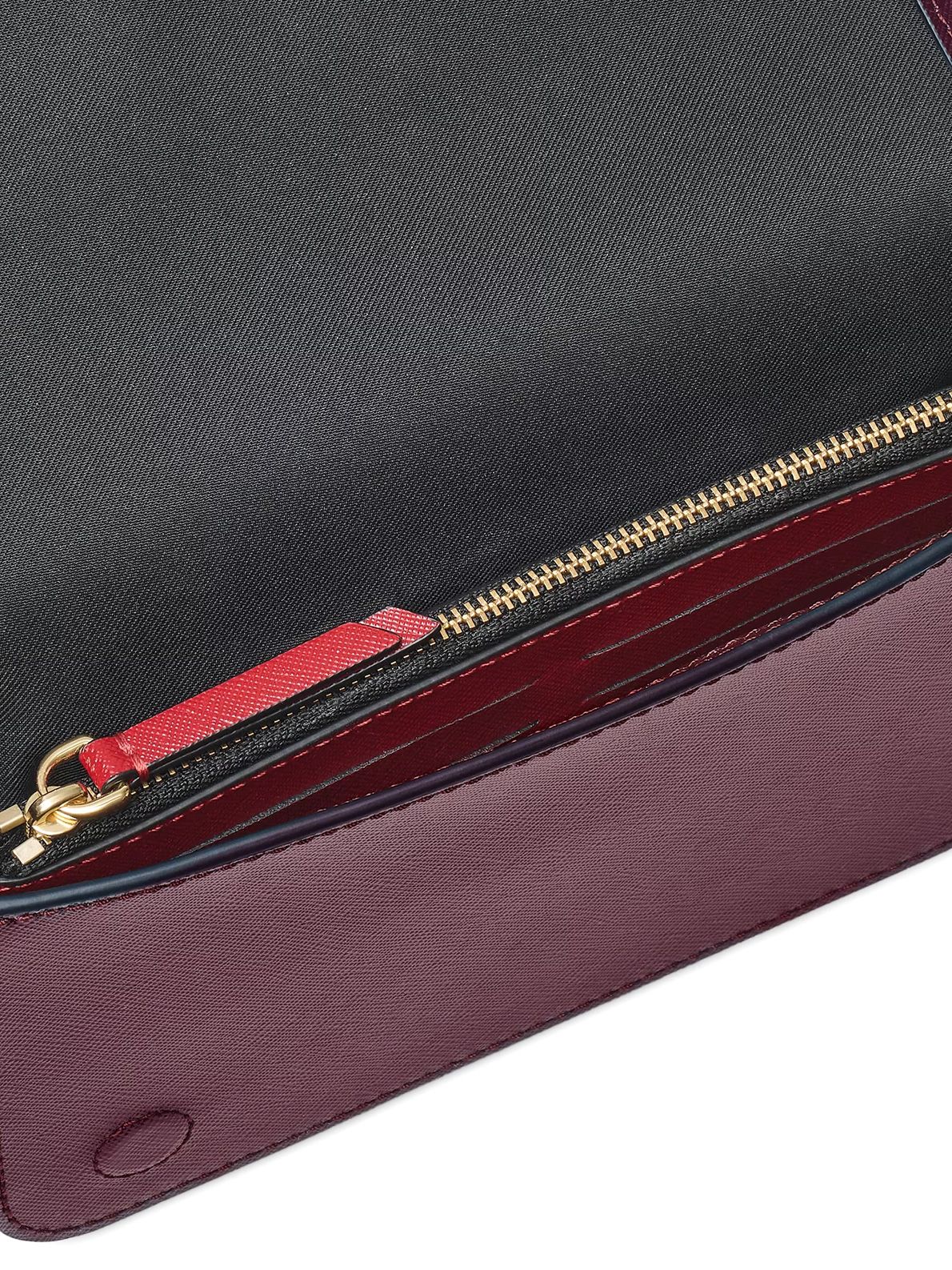 Portafoglio con tracolla a catena nero MARC JACOBS