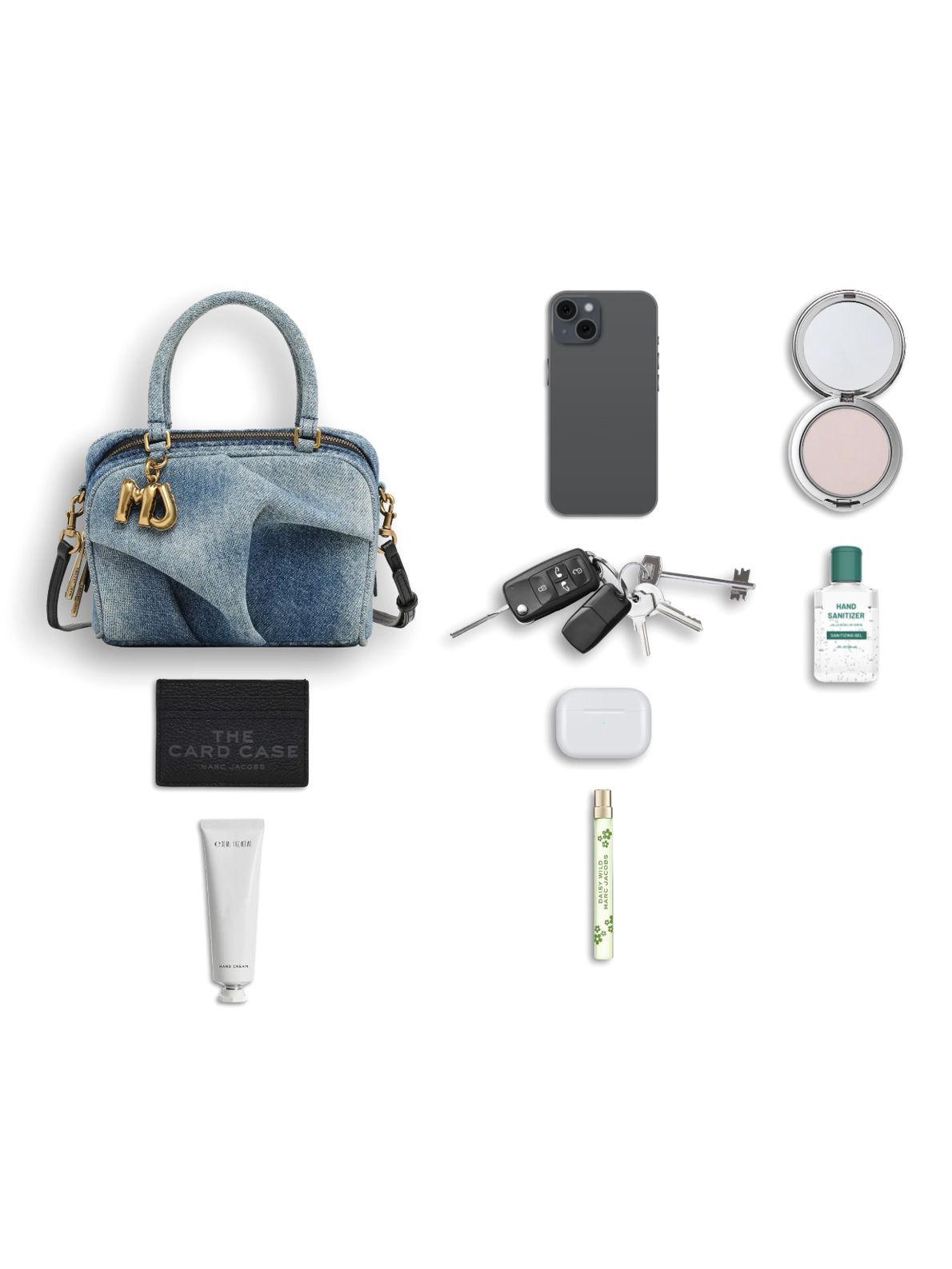 Micro bauletto blu MARC JACOBS