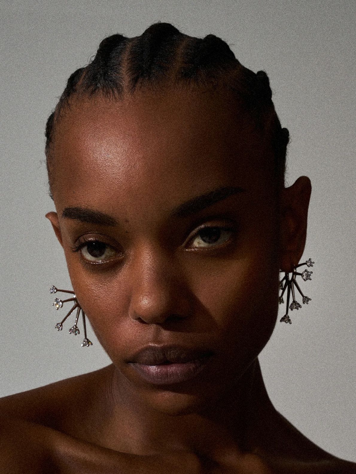 Silver kismet hoops PANCONESI