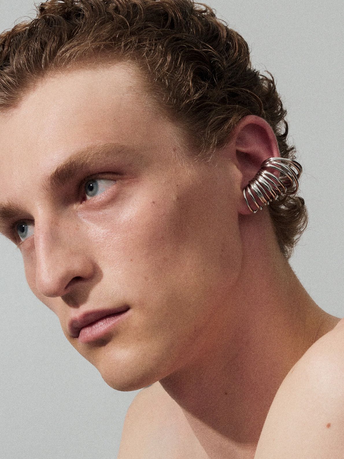 Silver orbit multi ear cuff PANCONESI
