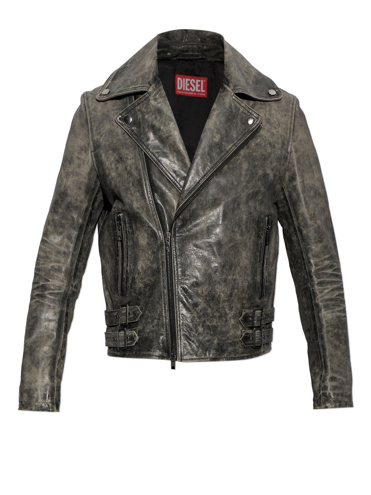Black leather jacket