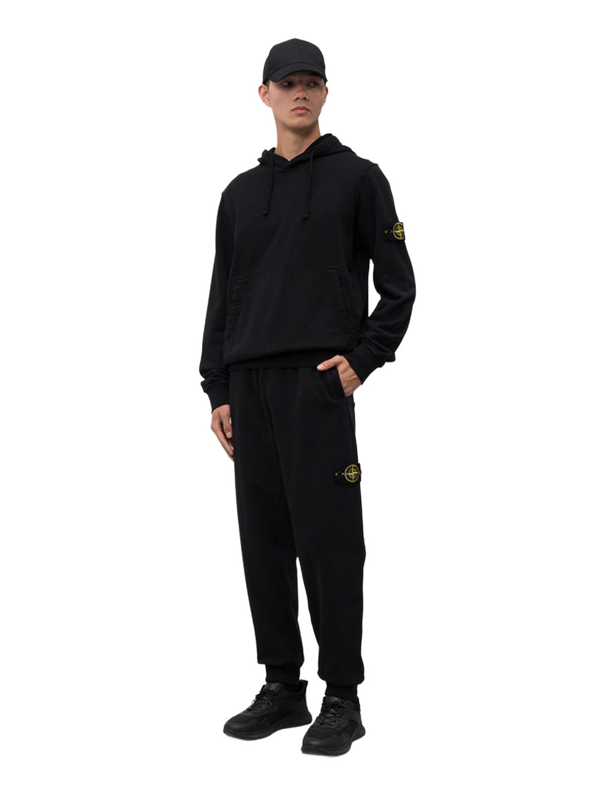 Pantalone tuta nero STONE ISLAND