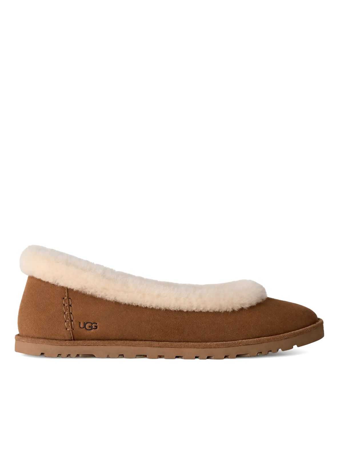 Brown zora ballet flat