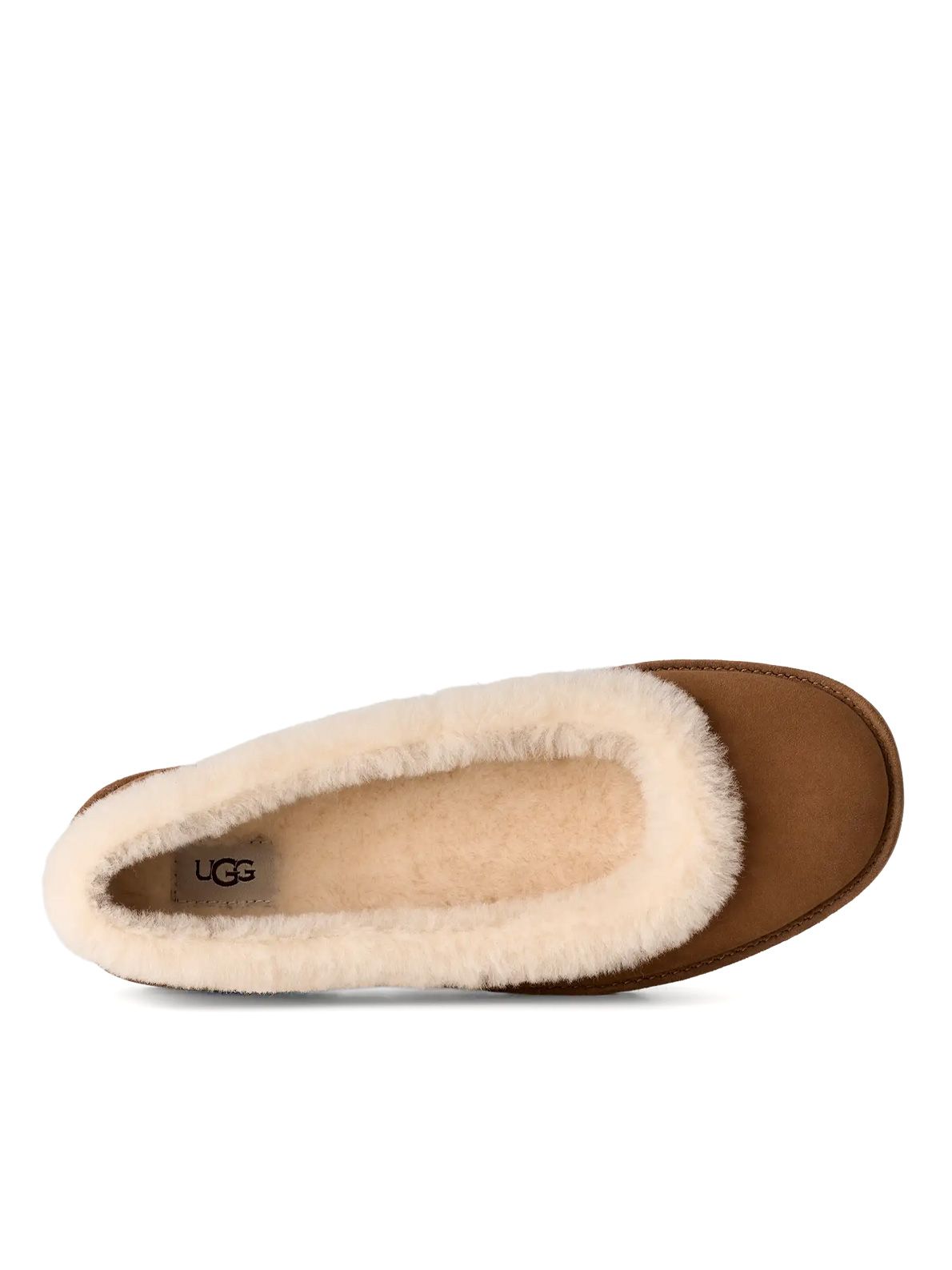 Brown zora ballet flat UGG