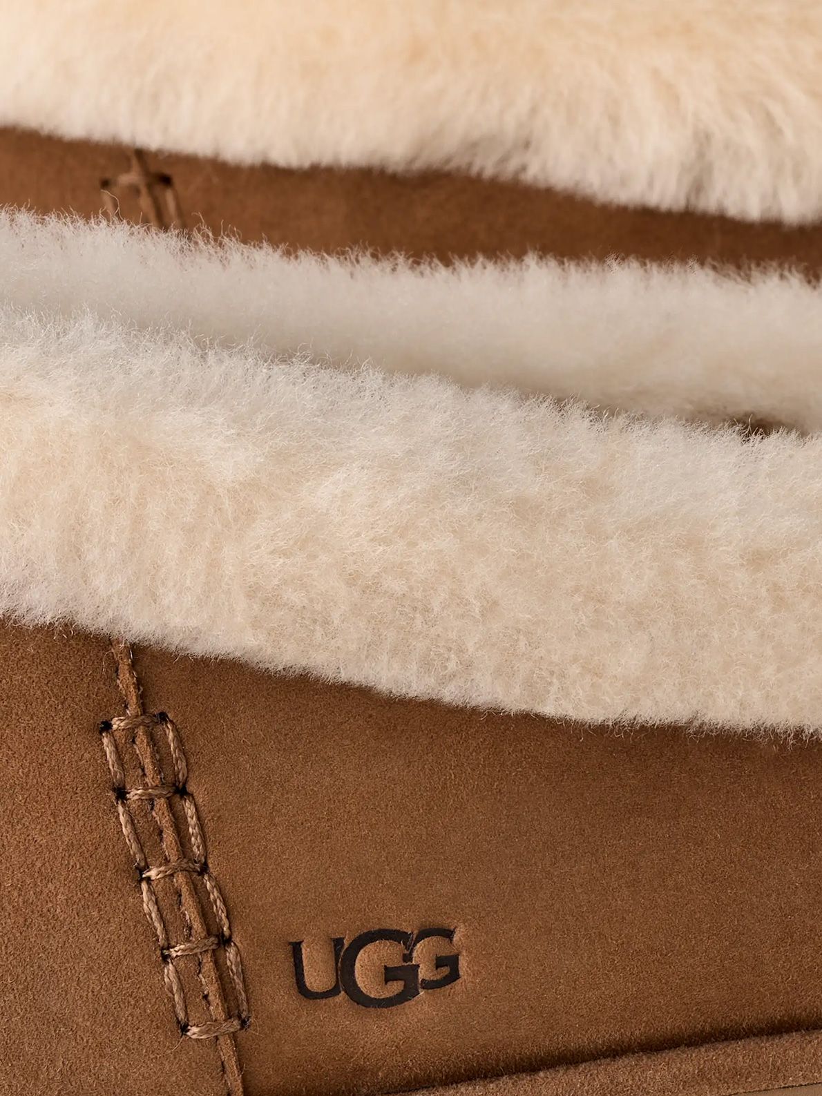 Brown zora ballet flat UGG